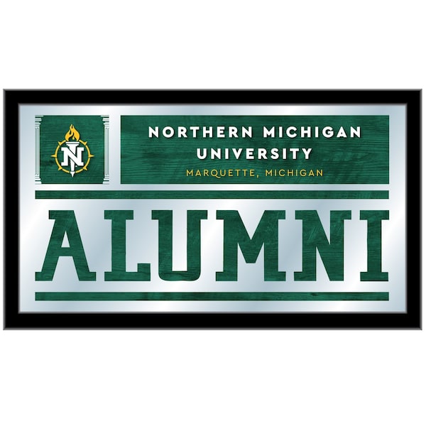 Northern Michigan 26" x 15" Alumni Mirror