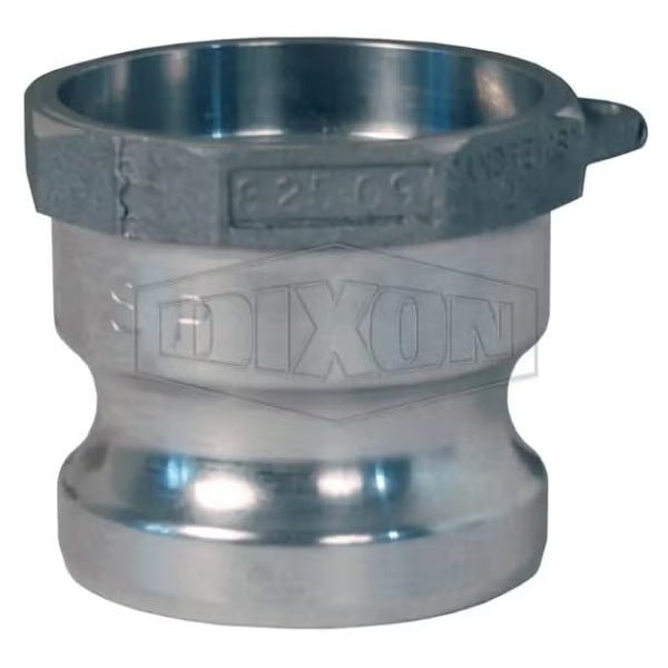 Cam and Groove Adapter Socket, 5 in Nominal, Socket Weld x SCH 40 Pipe End Style, Aluminum