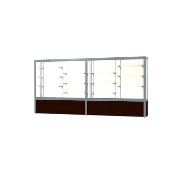 Display Case Plaque 144x66x16, Satin, Walnut
