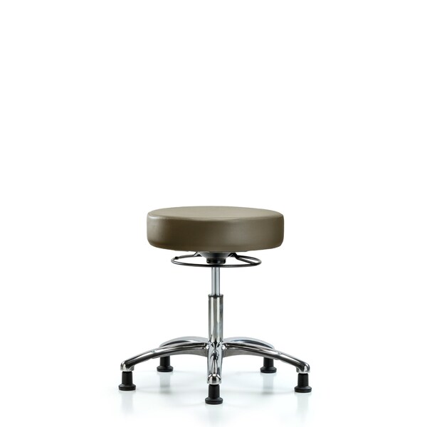 Vinyl Stool, Chrome, Desk, Glides, Royal