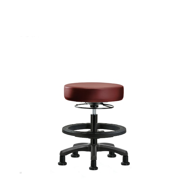 Vinyl Mini-Stool, Med Bench, BF, Glides, Borscht