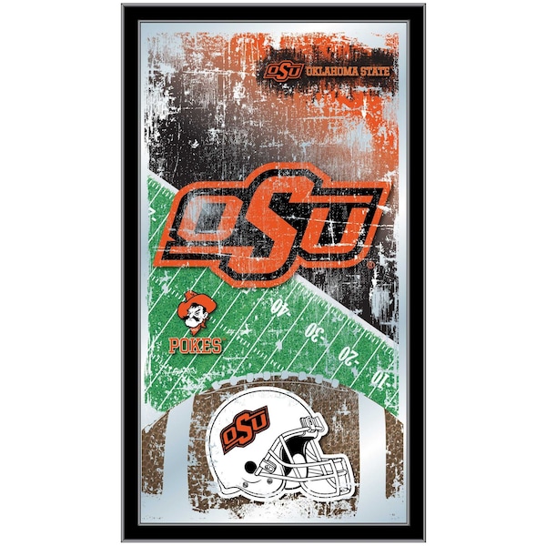 Oklahoma State 15" x 26" Football Mirror
