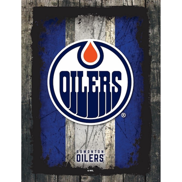 Edmonton Oilers 15" x 20" Canvas Wall Art