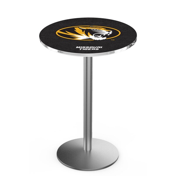 36" Stainless Steel Missouri Pub Table, 36" dia. Top