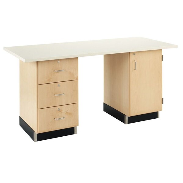 Ceramic Work Center, 72" W, 34-1/2" Height, 500 lb.