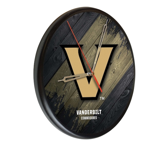 Vanderbilt University 13" Solid Wood Clock