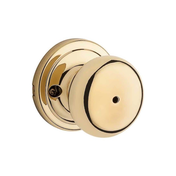 Hancock Polished Brass Privacy Bed/Bath Door Knob