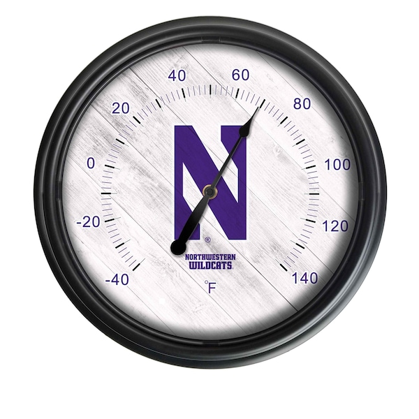 Northwestern University Indoor/Outdoor LED Thermometer
