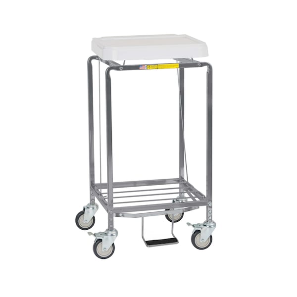 Single "Leakproof" Hamper with Foot Pedal, No Bag