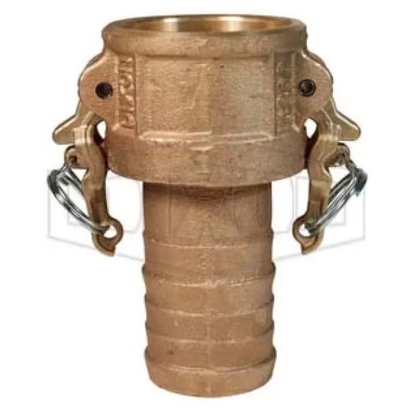 Boss-Lock Type-C Cam and Groove Coupler, 1-1/2 in Nominal, Female Coupler x Hose Shank End Style, B