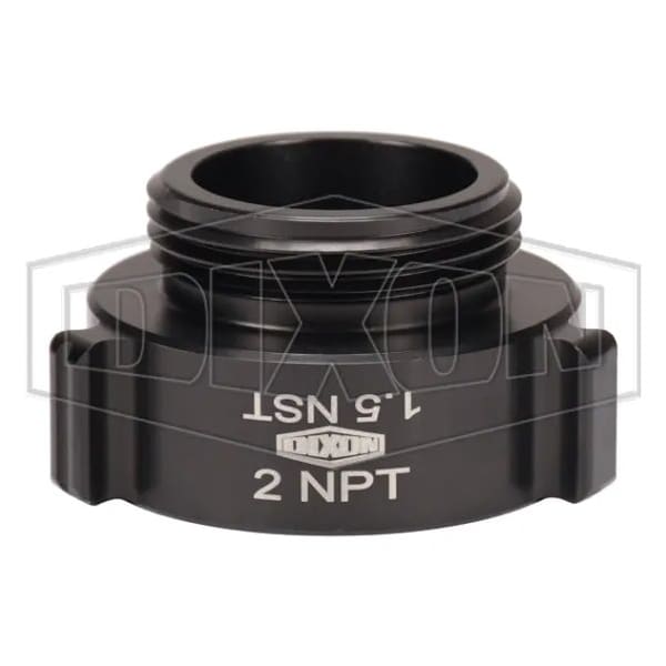Style N37 Rocker Lug Hydrant Adapter, 2 x 1-1/2 in, FNPT x Male NST NH Connection, Aluminum, Hardc