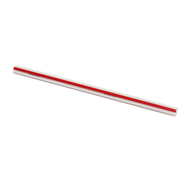 Glass 5/8"Od X 12" Redline Glass