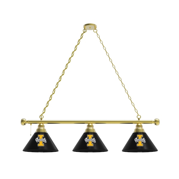 Idaho 3 Shade Billiard Light, Brass Fixture