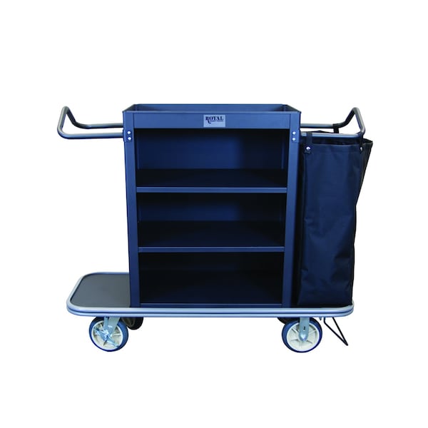 Hskp Cart, Slim, Black