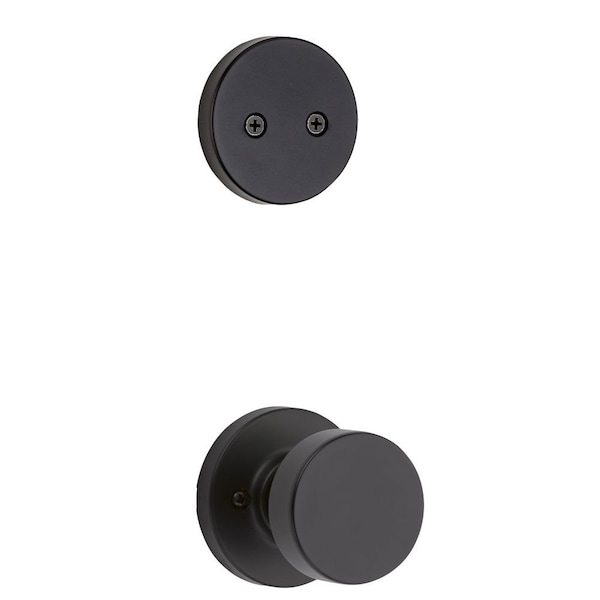 Dummy Interior Pismo Knob Trim with Round Rose Matte Black Finish