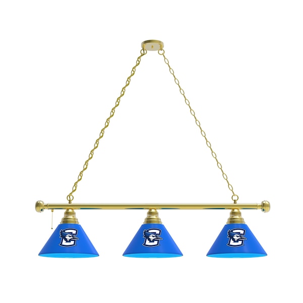 Creighton 3 Shade Billiard Light, Brass Fixture