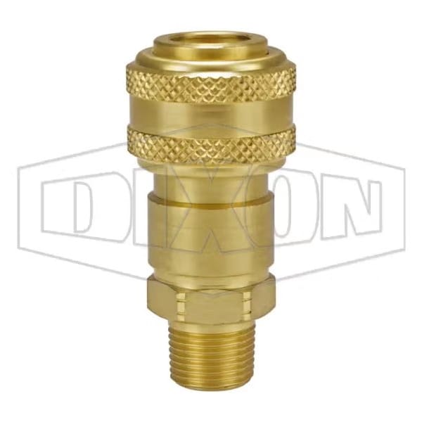 DF Series Industrial Automatic Male Quick Disconnect Pneumatic Coupler, 3/8-19 Nominal, 300 psi Pres