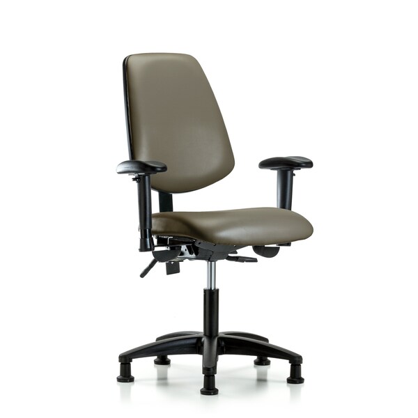 Vinyl Chair, Vinyl, Adjustable Arms