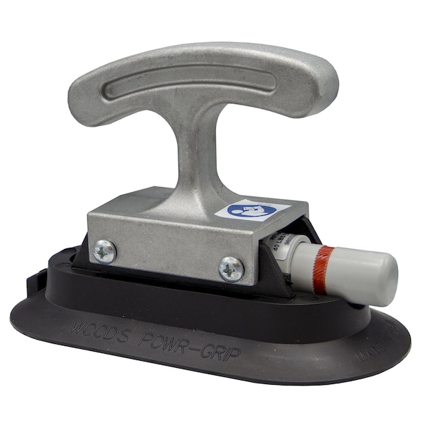 Suction Cup Lifter, 3x6 In, T-Handle