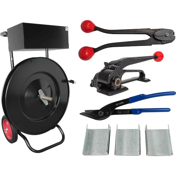 Steel Kit Economy for 34 Steel Strapping, Open Seals