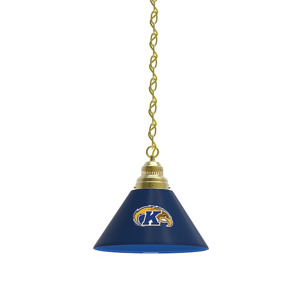 Kent State Pendant Light, Brass Fixture