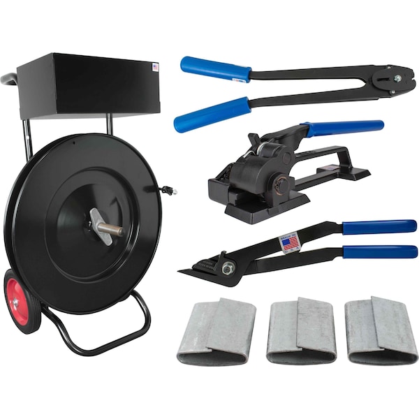 Steel Kit Standard for 58 Steel Strapping, Open Seals