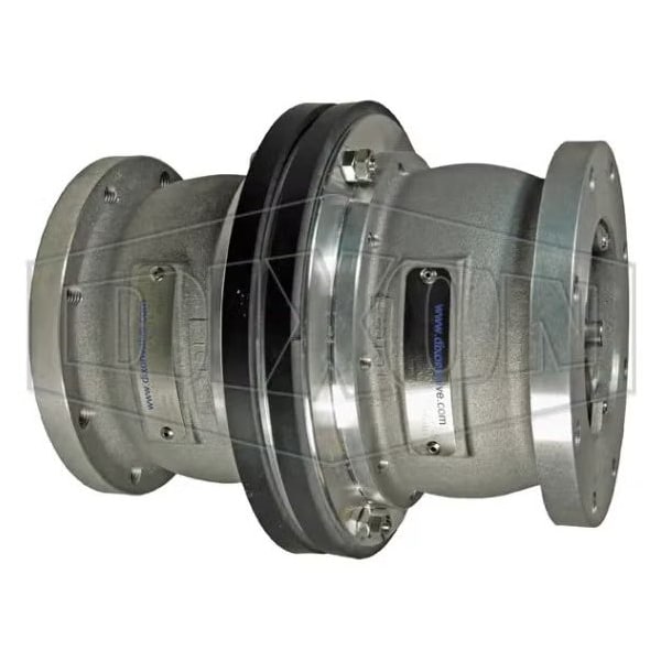 Mann-Tek by Safety Break-Away Coupling, 4 in Nominal, TTMA Flange End Style, Aluminum