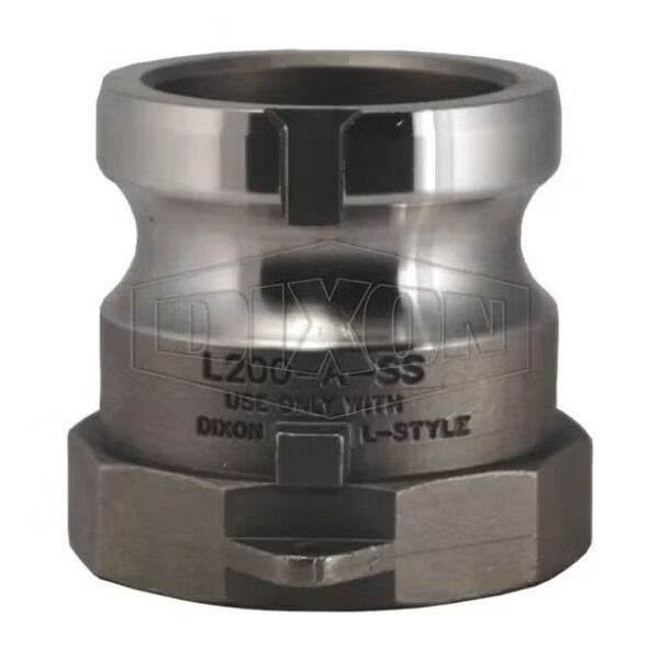 Vent-Lock Type A Cam and Groove Adapter, 1-1/2 in, Adapter x FNPT