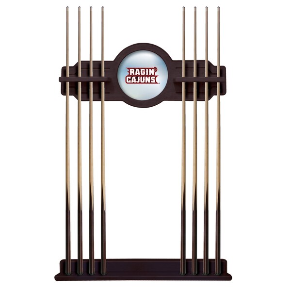 Louisiana-Lafayette Cue Rack in English Tudor Finish