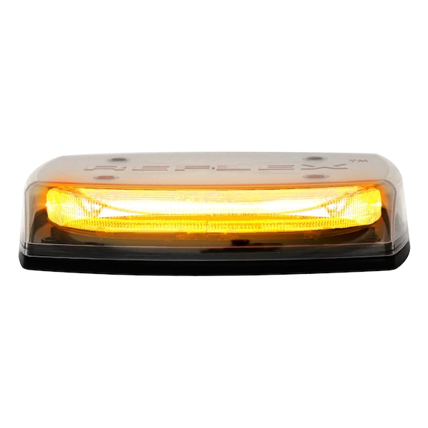 Reflex LED Minibar, 11", Clear Lens, Amber