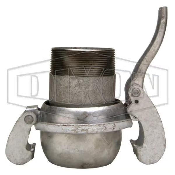 Type B Quick Connect Fitting, 8 in, MNPT, Steel, Domestic