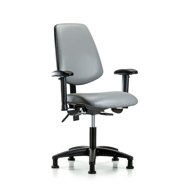 Vinyl Chair, Vinyl, Adjustable Arms