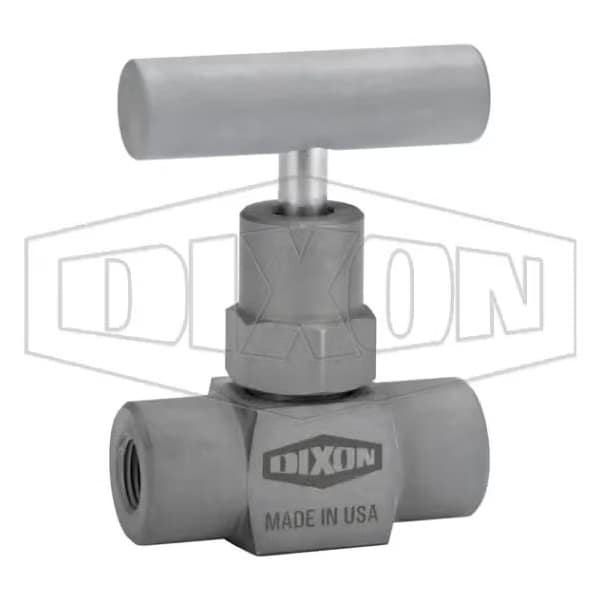 Mini Needle Valve, 1/8-27 Nominal, FNPT End Style, Steel Body