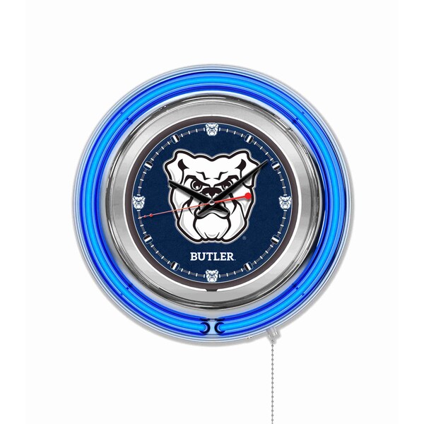Butler University Double Neon 15" Clock