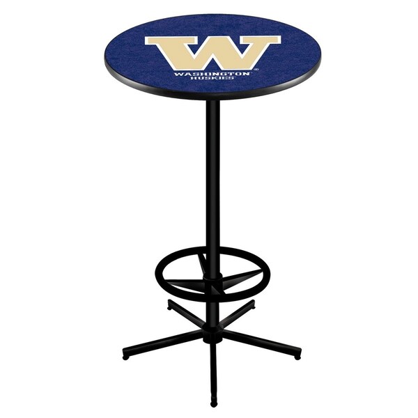 42" Black Washington Pub Table
