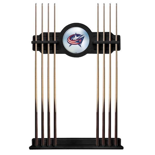 Columbus Blue Jackets Cue Rack in Black Finish