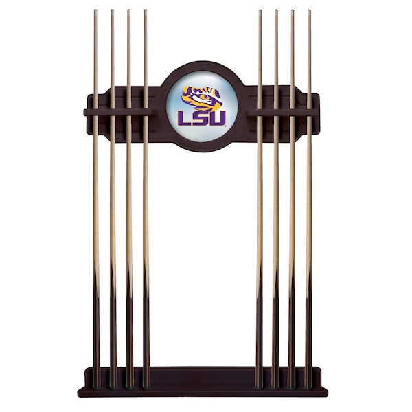 Louisiana State Cue Rack in English Tudor Finish