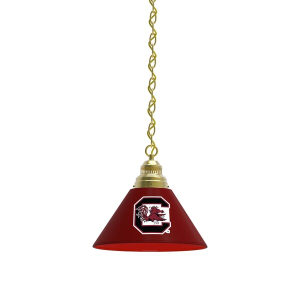 South Carolina Pendant Light, Brass Fixture