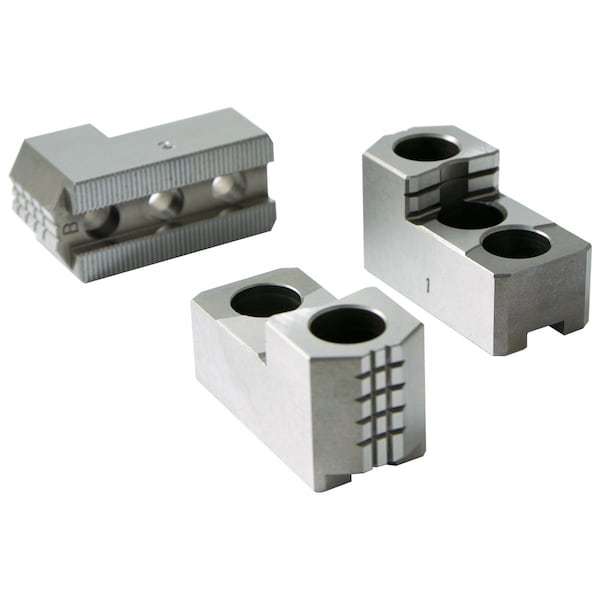 Taiki 3 Piece 6" 1.5mm X 60 Degree Best-Grip Hard Jaw Set