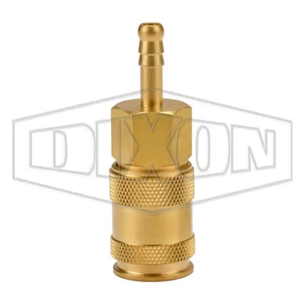 U Series Quick Disconnect Pneumatic Coupler, 1/4 in Nominal, Quick Disconnect Coupler x Standard Hos