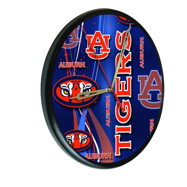 Auburn University 13" Solid Wood Clock