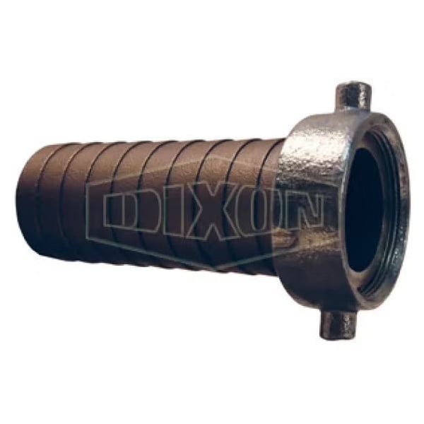 Super King Long Shank Coupling with Pin Lug Iron Nut, 3 in Nominal, Female NPSM End Style, 5 in L,
