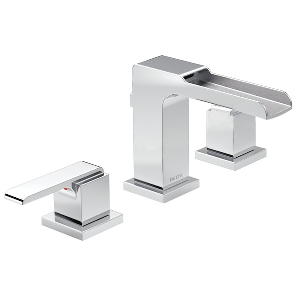 3-hole 4-16" installation Hole Widespread Lavatory Faucet, Chrome