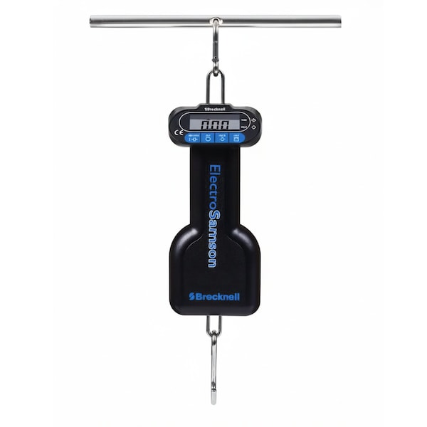 ElectroSamson, 99 lb x 1 oz / 45 x 0.05 kg Digital hand-held scale w/Hold - Tare functions