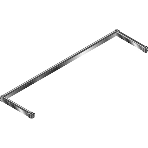 Rear Keg Strap, for 42 in.W keg rack, aluminum
