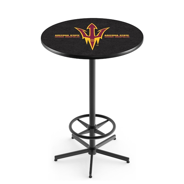 42" Black Arizona State Pub Table, Pitchfork