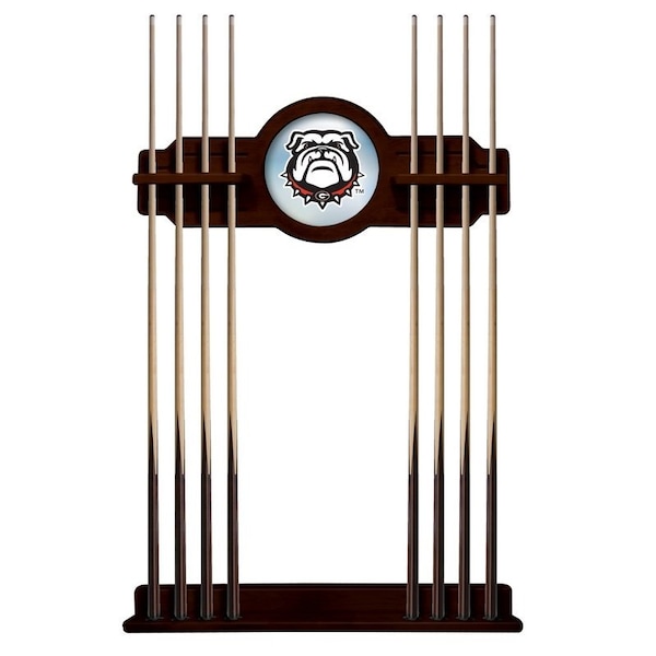 Georgia "Bulldog" Cue Rack in English Tudor Finish