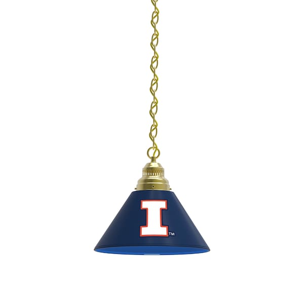Illinois Pendant Light, Brass Fixture