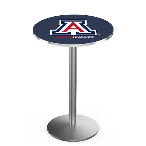 36" Stainless Steel Arizona Pub Table, 36" dia. Top