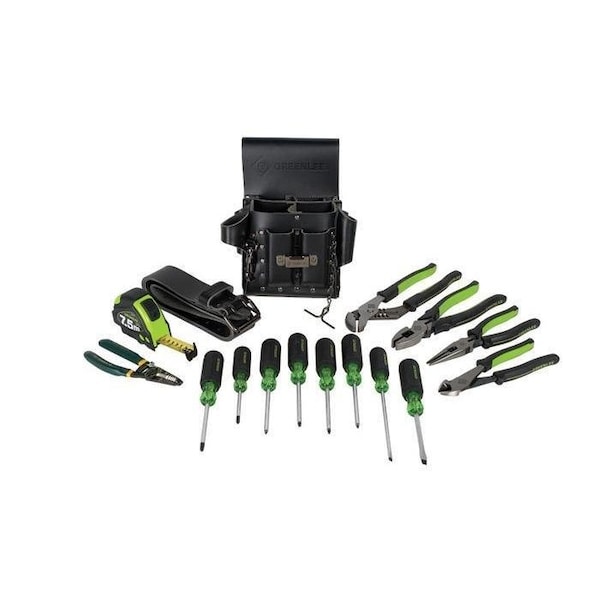 Electricians Tool 16 Pc Kit, Metric